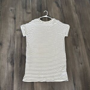 Cherish Striped T Shirt Dress